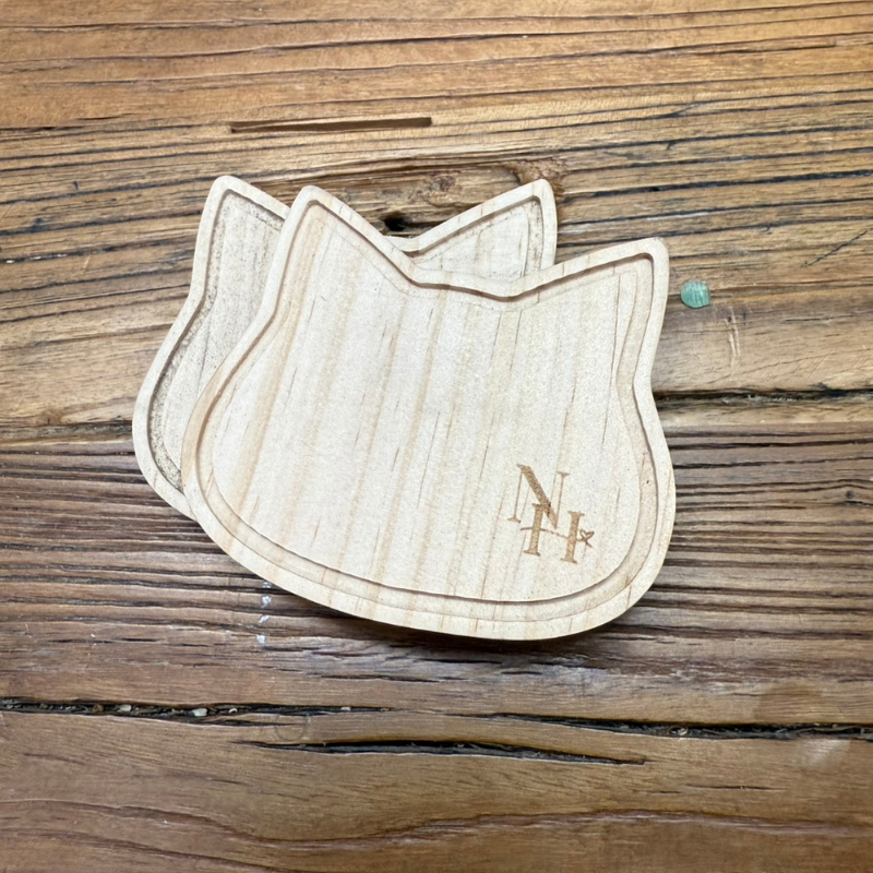 CNC切割貓咪杯墊